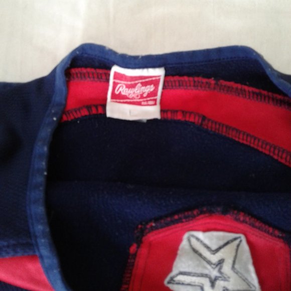 Mens large vintage RAWLINGS  long sleeve pullover sweater/sweatshirt - Picture 8 of 10